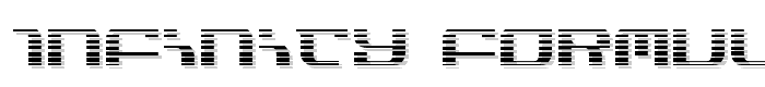 Infinity Formula Gradient font